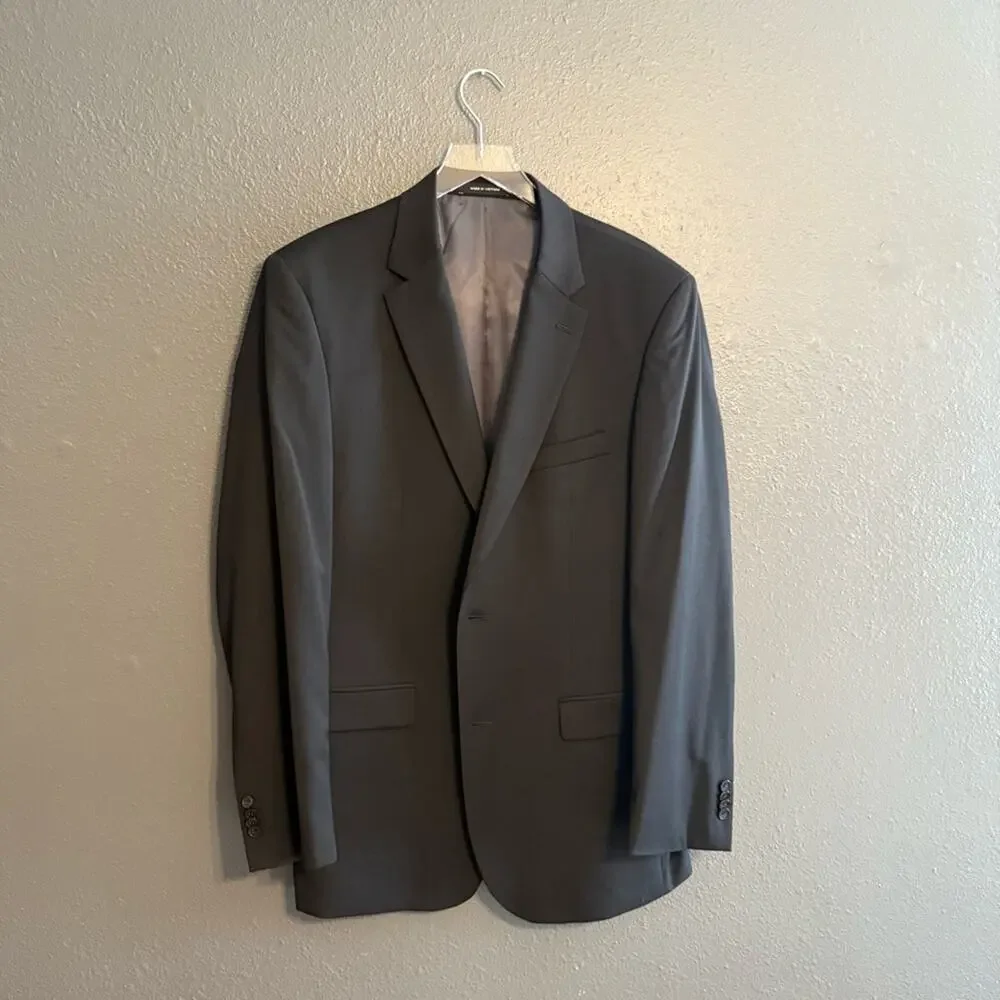 CLEARANCE Kenneth Cole Reaction Black Blazer Size 44 XL